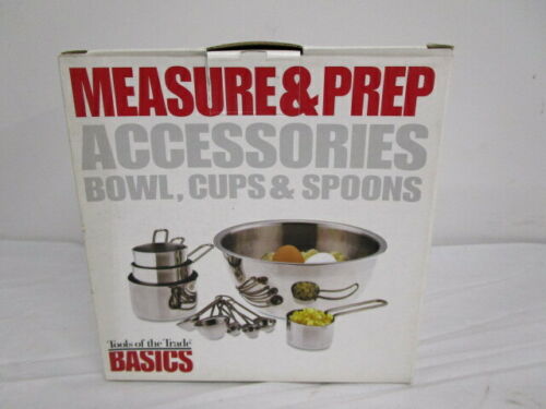 Tools of the trade Measure & Prep Accessories Stainless Bowl Cups & Spoons