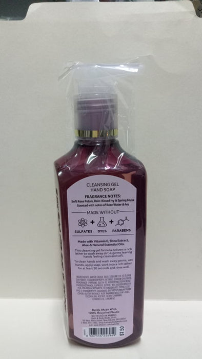 BATH AND BODY WORKS WHITE BARN ROSE WATER & IVY Cleansing Gel Hand Soap