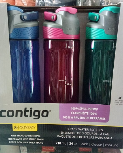 Contigo AUTOSEAL Technology Cortland Water Bottles (sold by piece available color pink))