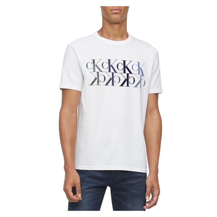 Calvin Klein Jeans Men's Monogram Reflection Logo Graphic T-Shirt-Shirts-Calvin Klein-Medium-eshopping