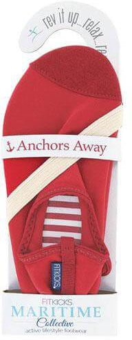 Fitkicks Maritime, Red, Anchors Away-Shoes-Fitkicks-eshopping