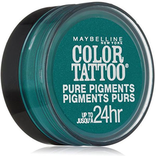 Maybelline New York Eye Studio Color Tattoo Pure Pigments, #5 Never Fade Jade-Eye Shadow-Maybelline-eshopping