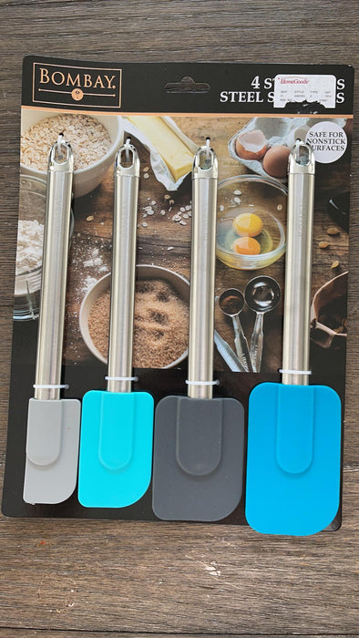 Bombay - Set of 4 stainless steel spatulas - Farberware Kitchen Cookware