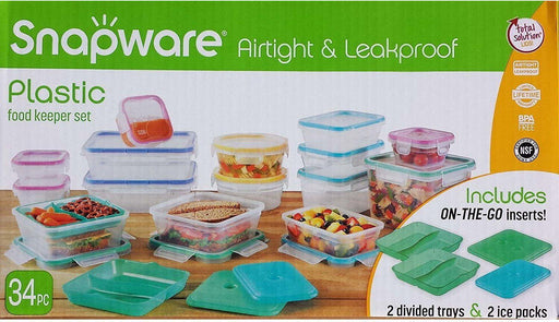 Snapware 34 Food Storage Containers Set Airtight Leakproof Plastic-Storage & Containers-Snapware-eshopping