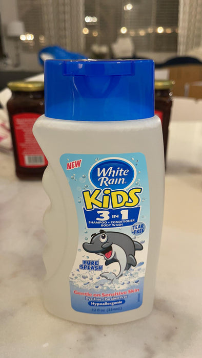 White Rain Kids - 3-in-1 Hypoallergenic Shampoo, Conditioner & Body Wash 12 Oz