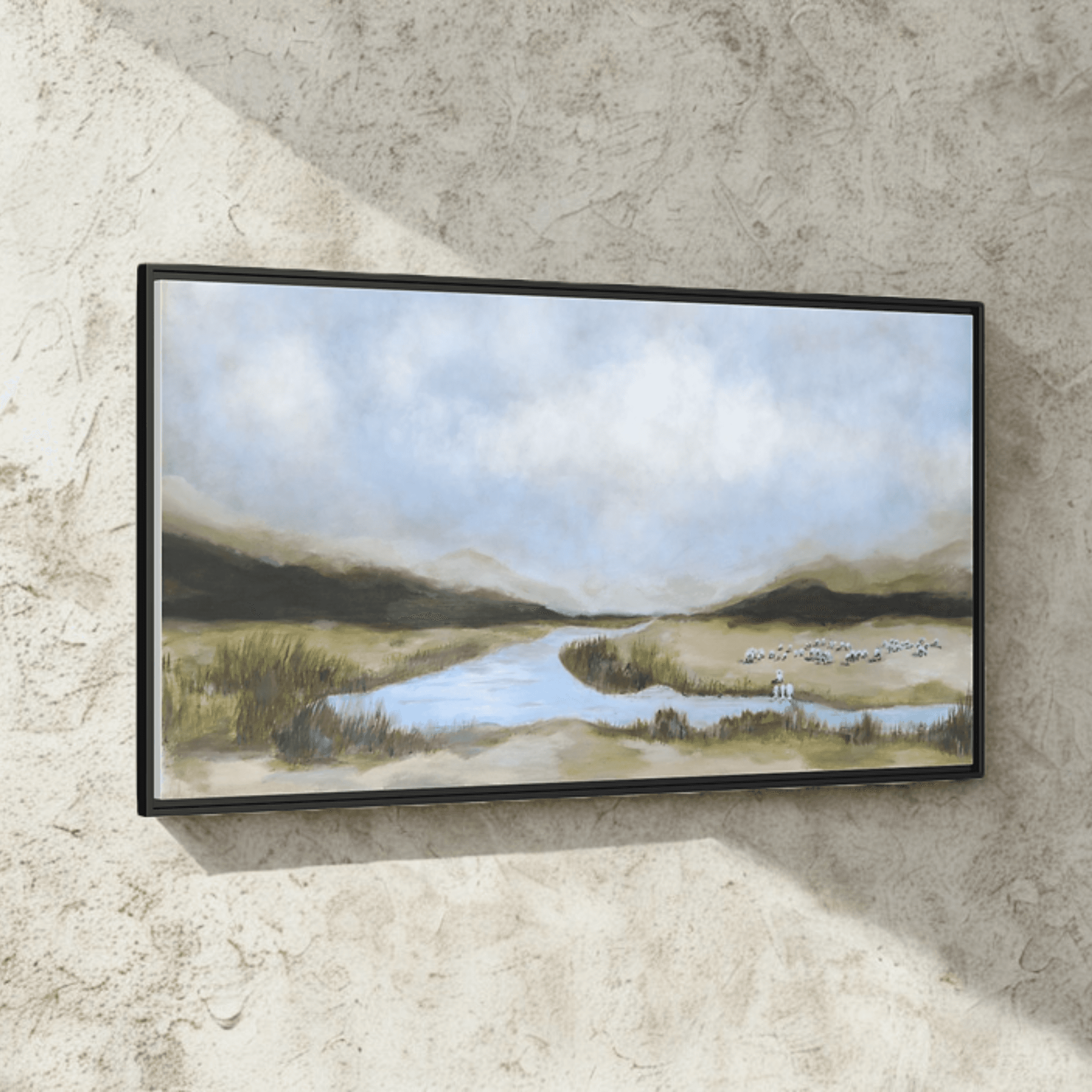 Quiet Waters - Framed Canvas - Horizontal