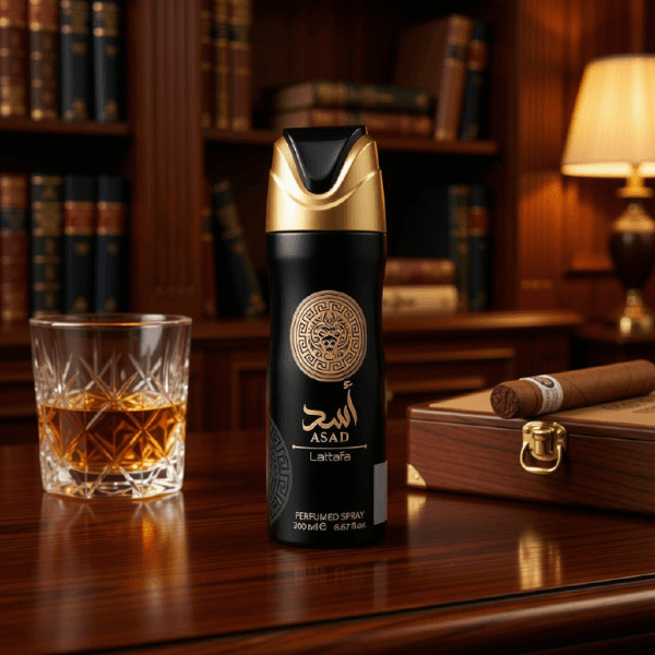 Lattafa Asad Perfumed Deodorant Spray for Men – 6.7 oz (200ml)