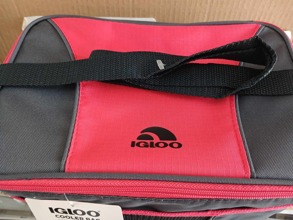 Igloo Cooler Bag (12 Cans Max) Hard Liner Cooler (Available color Red/black)