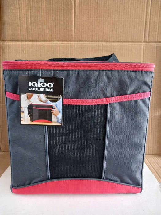 Igloo Cooler Bag (12 Cans Max) Hard Liner Cooler (Available color Red/black)