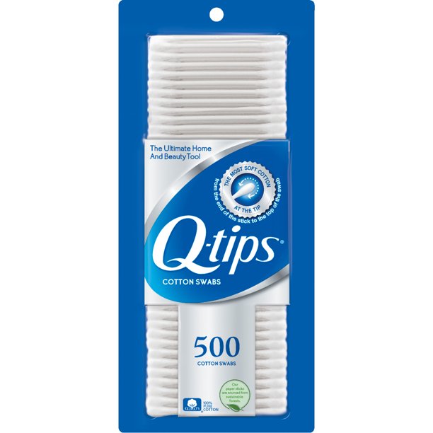 Q-tips 500 Count Cotton Swabs Brand NEW Sealed Sterile Ears
