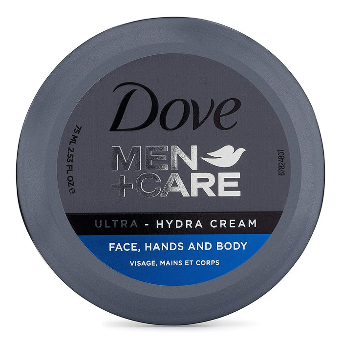 Dove Men Plus Care Ultra + Hydra Cream Care Face, Hand and Body , 2.53 Fl Oz