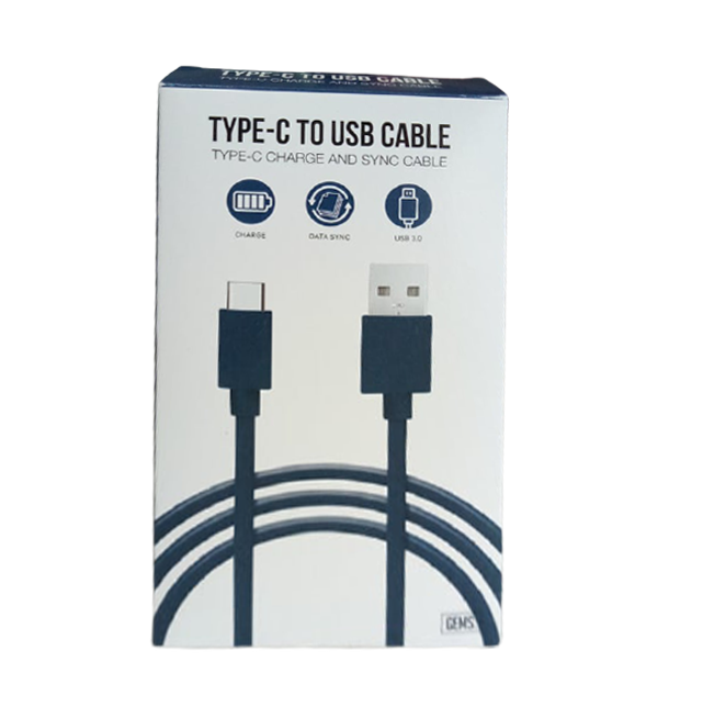 Gems - Type C to USB cable (3ft - 0.9m)