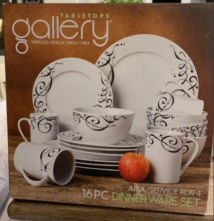 Tabletops Gallery Unlimited Aria 16pc. Dinnerware Set