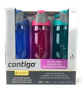 Contigo AUTOSEAL Technology Cortland Water Bottles (sold by piece available color pink))