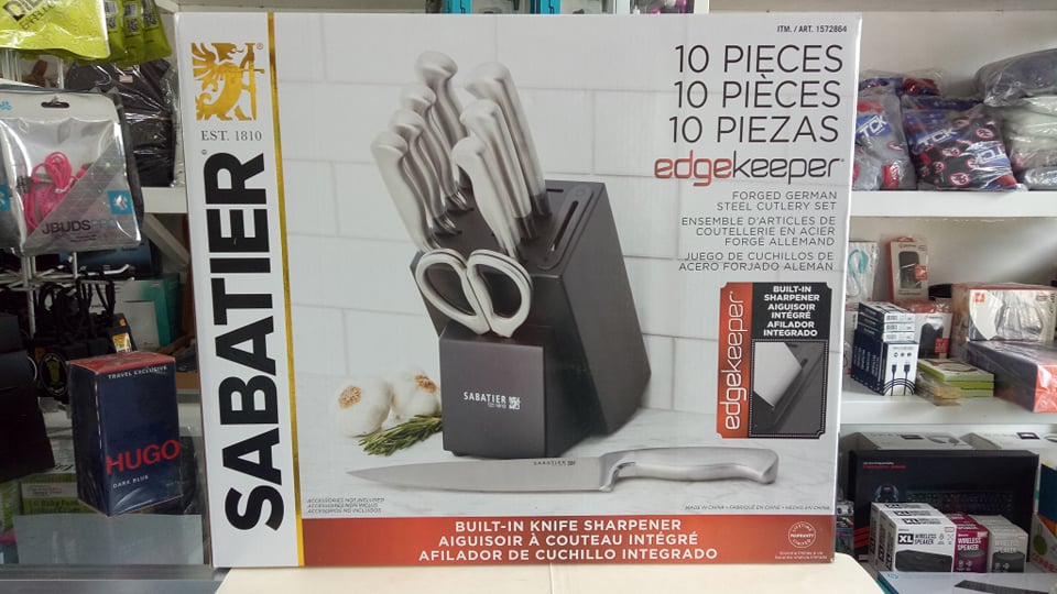 Sabatier 10-Piece Edgekeeper Stainless German Steel Cutlery Set