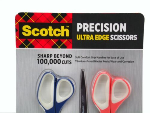 Scotch Scissor 3 Pack, Titanium Blades, two 8 & one 6 Scissor
