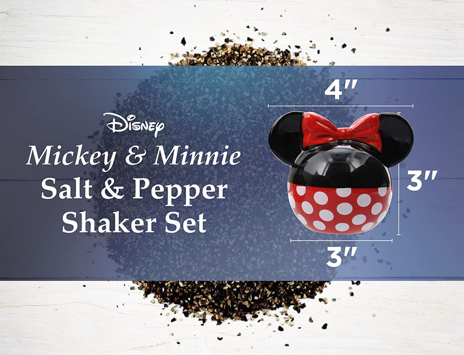 Best Brands Disney Salt and Pepper Shakers Set – Ceramic Perfect for Any Tabletop