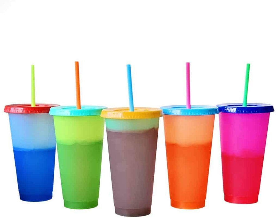 Manna Color Changing Plastic Tumblers, Set of 12