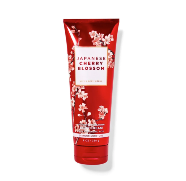 Bath and Body Japanese Cherry Blossom Intense Moisturizing Body Cream 8 Oz / 226