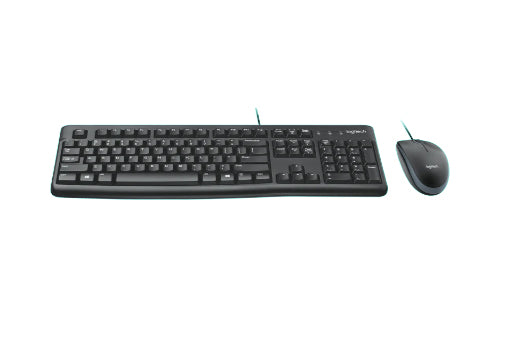 LOGITECH -   MK120 CORDED KEYBOARD AND MOUSE COMBO