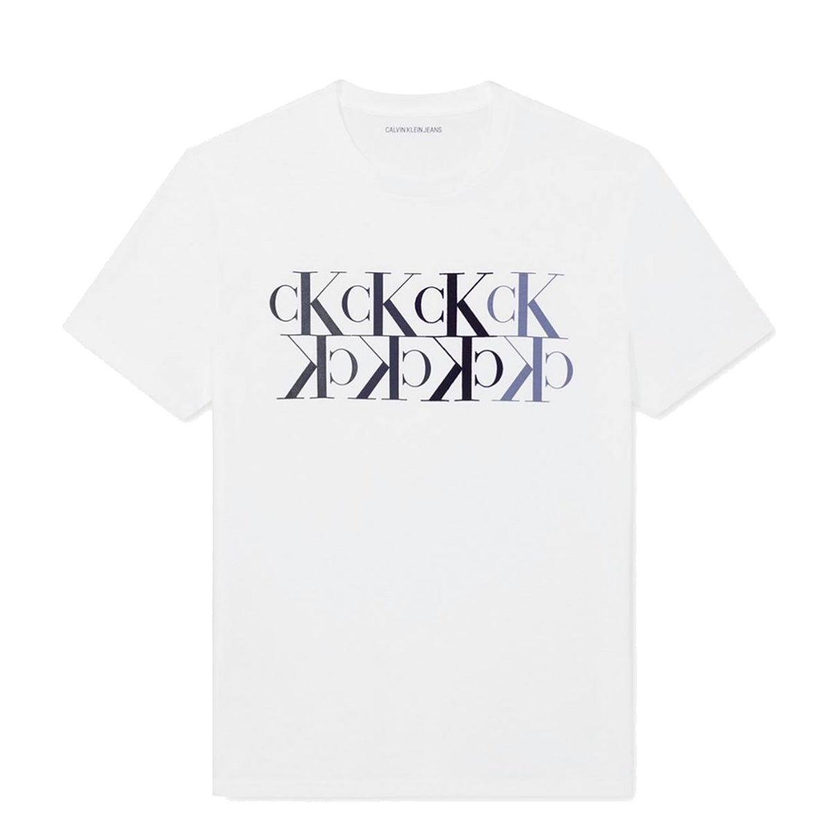 Calvin Klein Jeans Men\'s Monogram Reflection Logo Graphic T-Shirt —  Everyday Eshopping