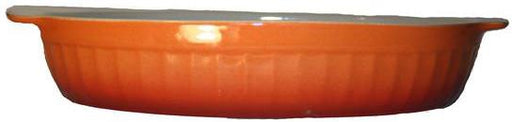 Cerutil Stoneware Oval Bakeware Red Orange – Made in Portugal-Bakeware-eshopping-eshopping
