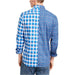 DKNY Men's Double-Plaid Shirt-Apparel-DKNY-Medium-Dark Denim-eshopping