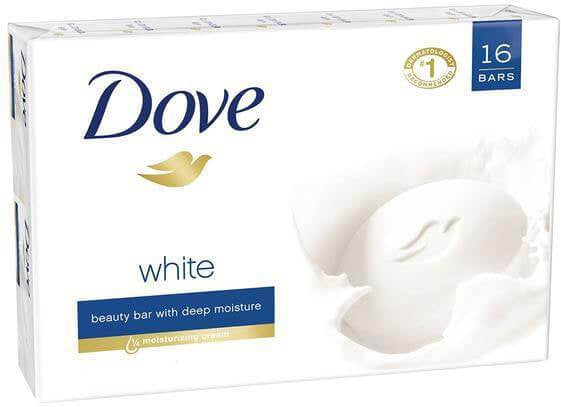 Dove White Moisturizing Cream Bar Soap, 16/4 oz-Soap-Dove-eshopping