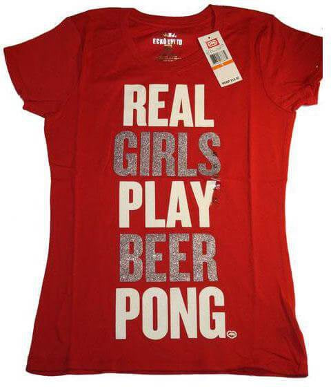 Ecko Red Real Girls Tee Red/Silver-Apparel-Ecko Unlimited-eshopping