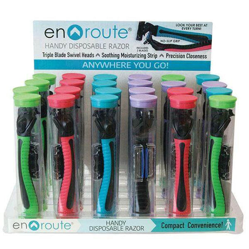 Enroute Disposable Razor 24 pc (Sold Per Bottle)-Razor-Enroute-Pink-eshopping