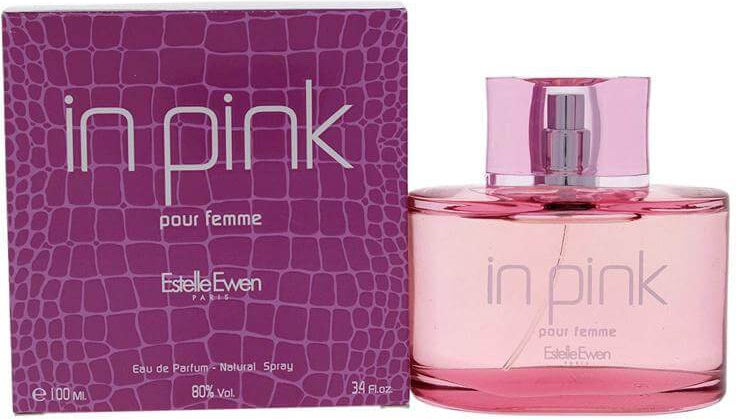 Estelle Ewen in Pink Eau de Parfum Spray for Women, 3.4 fl oz-Fragrances-Estelle Ewen-eshopping