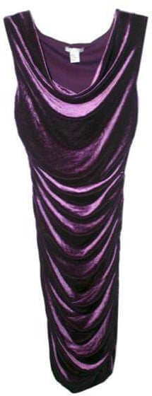 H&M Velvet Purple Dress-Apparel-H & M-eshopping