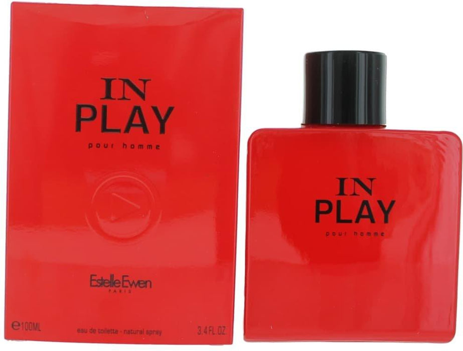 In Play Pour Homme By Estelle Ewen Cologne For Men 3.4 oz Eau De Toilette Spray-Fragrances-Estelle Ewen-eshopping