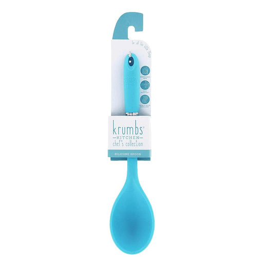 Krumbs Kitchen Chef's Collection Silicone Spoon, Blue-Spoon-Krumbs Kitchen-eshopping