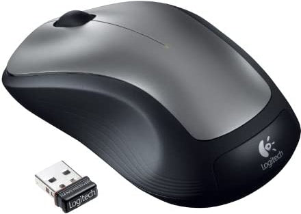 Logitech Wireless Mouse M310 Silver with black color