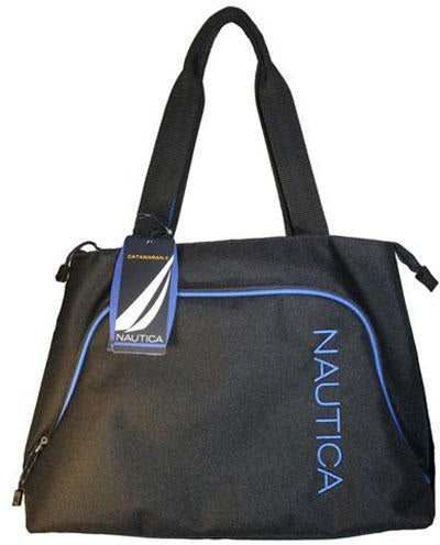 Nautica Steward Tote Bag – Black/Blue-Bags-Nautica-eshopping