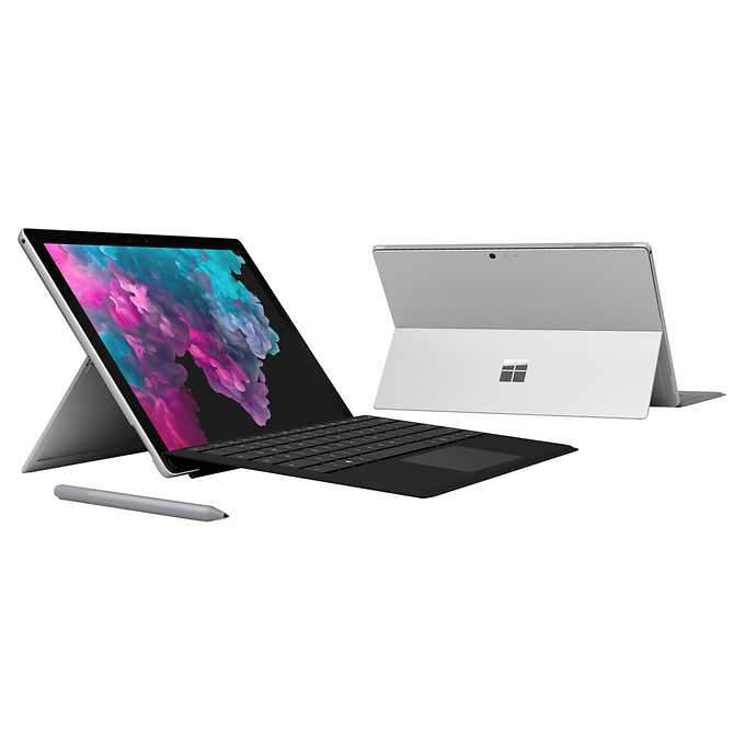 New Microsoft Surface Pro 6 Bundle - Intel Core i5 - 2736 x 1824 Display - Black Surface Pro Type Cover-Tablet-Microsoft-eshopping