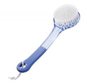 Olpchee Long Handle Bath Shower Body Brush Back Scrubber with Super Soft  Nylon Bristles (Blue)