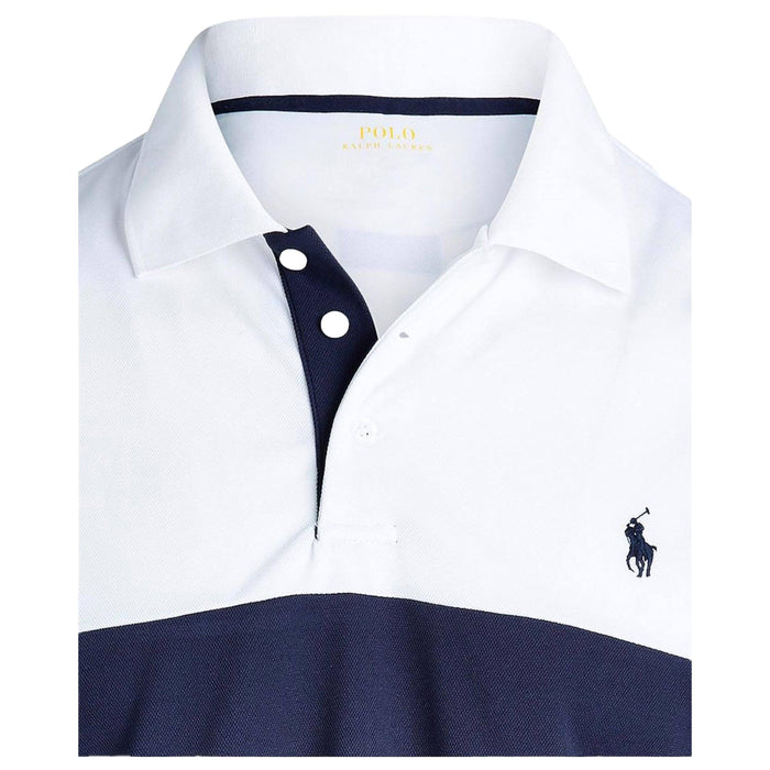 Polo Ralph Lauren Men's Classic Fit Performance Polo Shirt (Pure White Multi)-Apparel-Macy's-eshopping