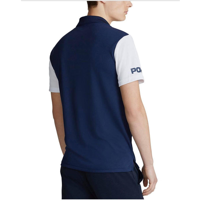 Polo Ralph Lauren Men's Classic Fit Performance Polo Shirt (Pure White Multi)
