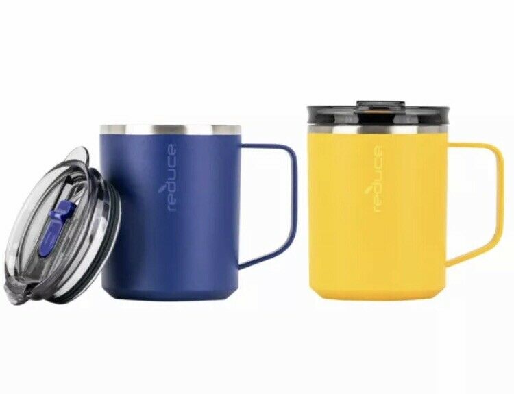 Reduce Hot1 Stainless Steel Coffee Mug, 14oz Sold by piece (available color  Blue)
