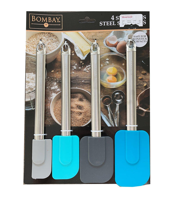 Bombay - Set of 4 stainless steel spatulas - Farberware Kitchen Cookware