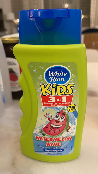 White Rain Kids - 3-in-1 Hypoallergenic Shampoo, Conditioner & Body Wash 12 Oz